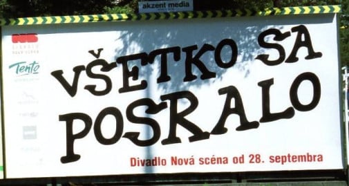 čo sa posralo